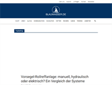 Tablet Screenshot of blauwasser.de